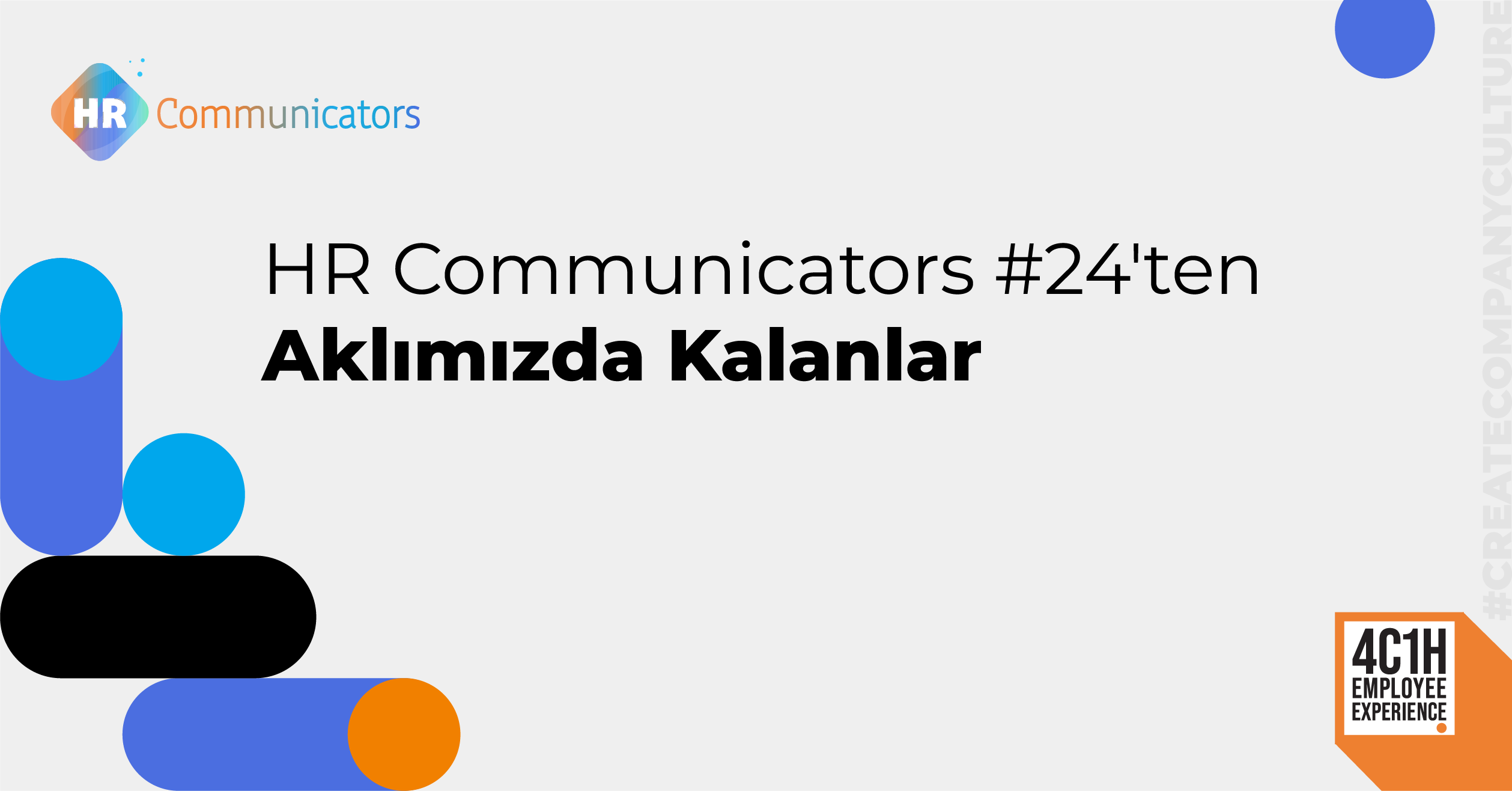 HR Communicators #24’e Dair Notlar 