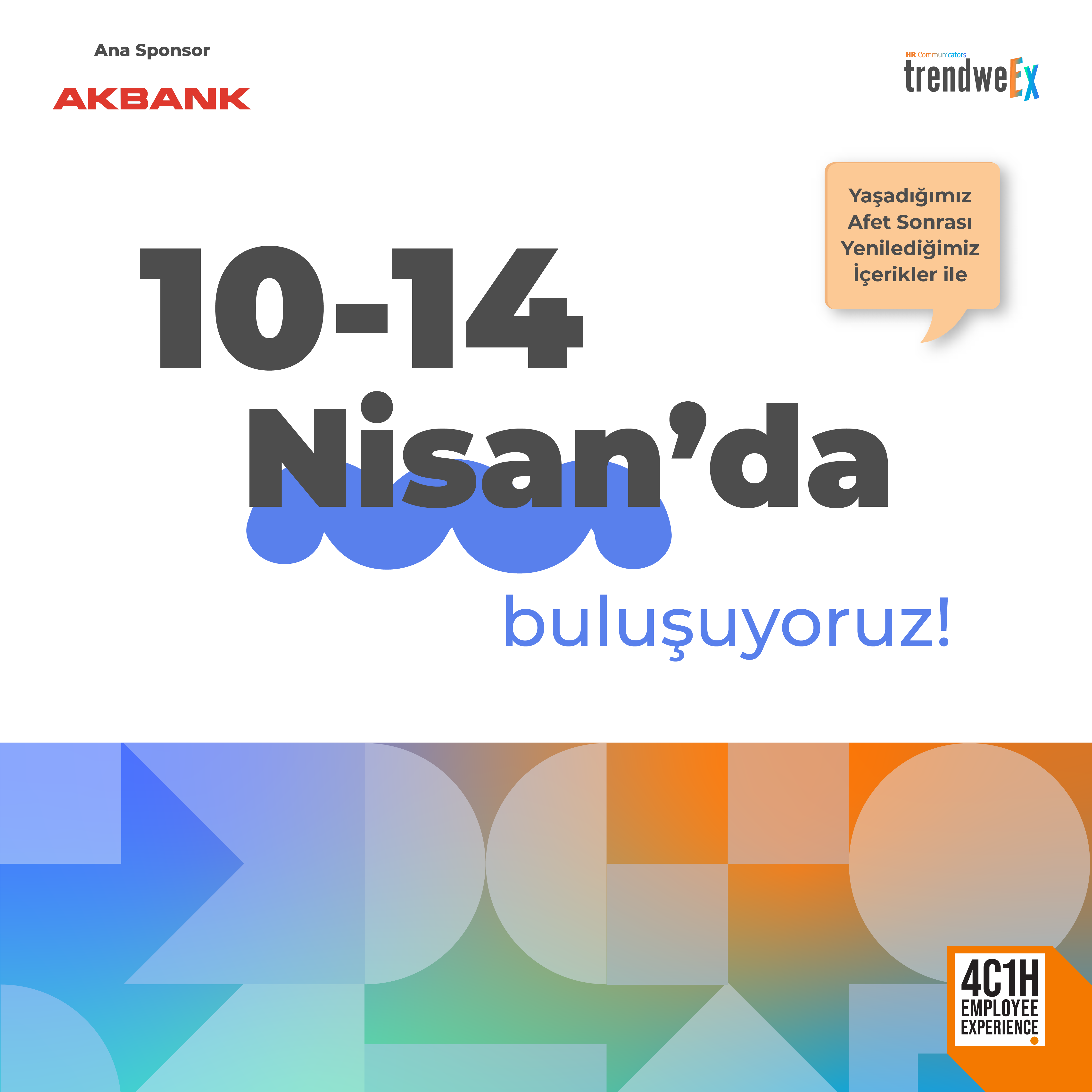 Tam 5 Gün Sürecek Bir Heyecanla, HR Communicators trendweEX Geliyor!